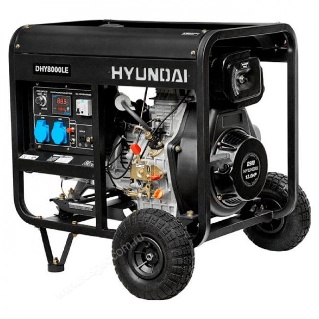 Дизельный генератор Hyundai DHY 8000LE Дизельный генератор Hyundai DHY 8000LE