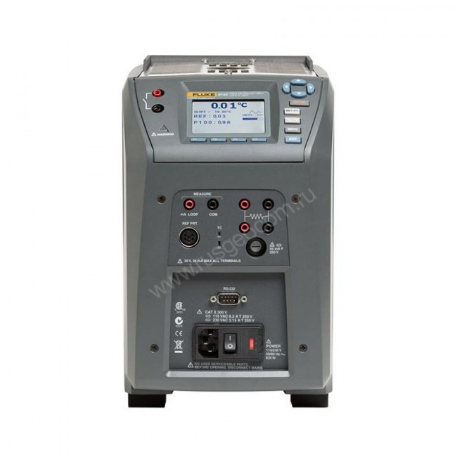 Полевой сухоблочный калибратор температуры Fluke 9144-F-P-256 Полевой сухоблочный калибратор температуры Fluke 9144-F-P-256