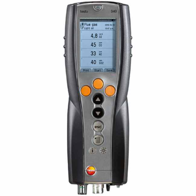 Комплект Testo 340 (O2, CO, NO, SO2) Комплект Testo 340 (O2, CO, NO, SO2)