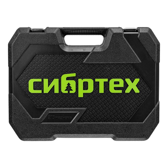 Набор инструментов 1/2", 3/8", 1/4" 215 предметов Сибртех Набор инструментов 1/2", 3/8", 1/4" 215 предметов Сибртех
