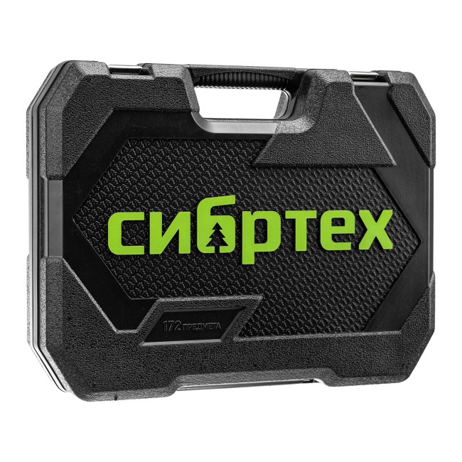 Набор инструментов 1/2", 3/8", 1/4" 172 предметов Сибртех Набор инструментов 1/2", 3/8", 1/4" 172 предметов Сибртех