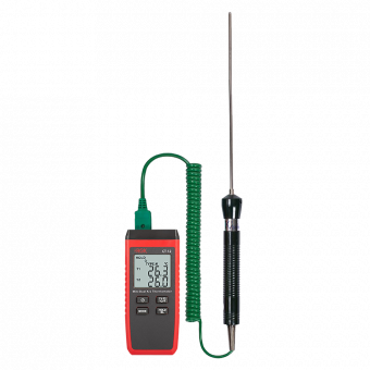 Термометр RGK CT-12 с погружным зондом температуры TR-10W Термометр RGK CT-12 с погружным зондом температуры TR-10W