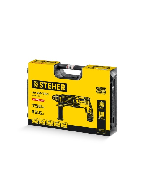 Перфоратор SDS Plus HD-24-750 STEHER 24 мм, 750 Вт Перфоратор SDS Plus HD-24-750 STEHER 24 мм, 750 Вт
