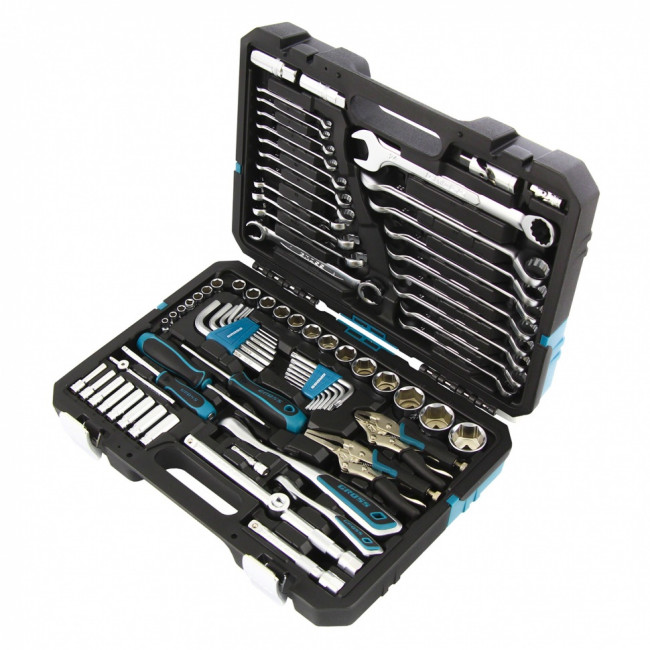Набор инструментов 1/4", 1/2", CrV 78 предметов Gross Набор инструментов 1/4", 1/2", CrV 78 предметов Gross