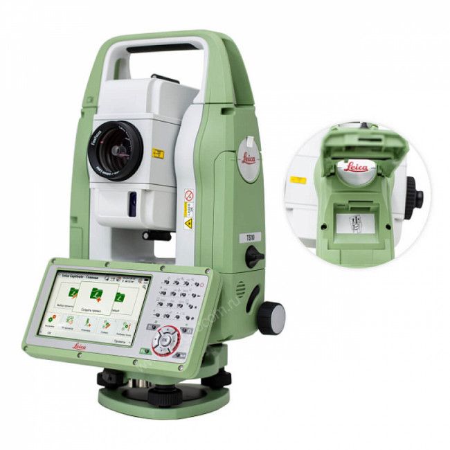 Тахеометр Leica TS10 R1000 Arctic (3"; EGL) Тахеометр Leica TS10 R1000 Arctic (3"; EGL)