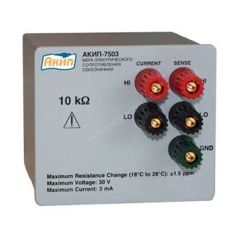 Мера сопротивления АКИП-7503-19МОм Мера сопротивления АКИП-7503-19МОм