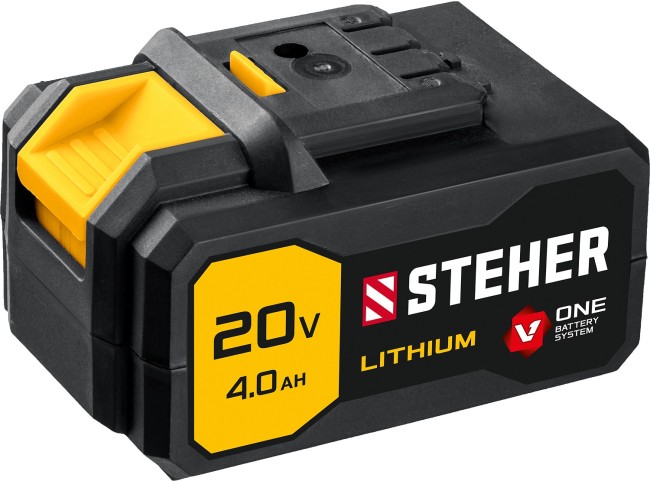 Аккумуляторная батарея V1-20-4 STEHER V1, 20 В, 4.0 Ач Аккумуляторная батарея V1-20-4 STEHER V1, 20 В, 4.0 Ач