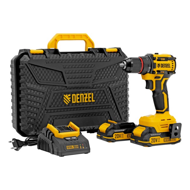 Дрель-шуруповерт аккумуляторная CDH-BL-20 Denzel Дрель-шуруповерт аккумуляторная CDH-BL-20 Denzel