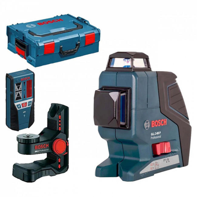 Лазерный нивелир Bosch GLL 2-80 P + BM1 + LR2 + L-Boxx (0.601.063.209) Лазерный нивелир Bosch GLL 2-80 P + BM1 + LR2 + L-Boxx (0.601.063.209)