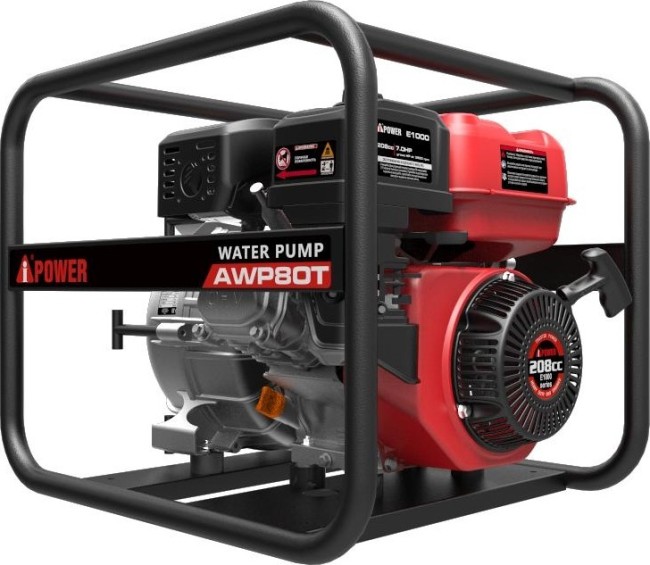 Бензиновая мотопомпа для грязной воды A-iPower AWP80Т Бензиновая мотопомпа для грязной воды A-iPower AWP80Т