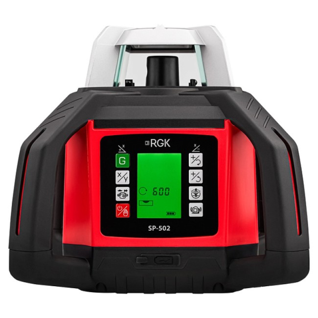 Комплект: ротационный нивелир RGK SP-502 + элевационный штатив RGK SH-170 Комплект: ротационный нивелир RGK SP-502 + элевационный штатив RGK SH-170