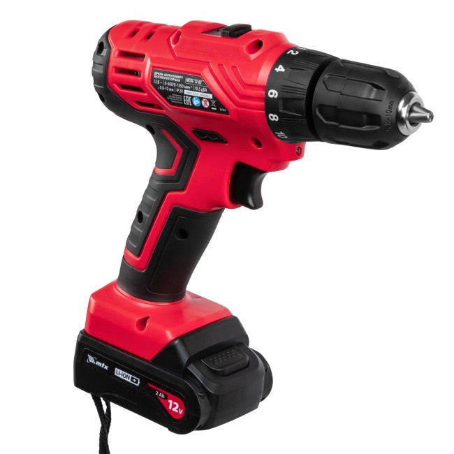 Дрель-шуруповерт аккумуляторная MCDL-12-02 MTX Дрель-шуруповерт аккумуляторная MCDL-12-02 MTX