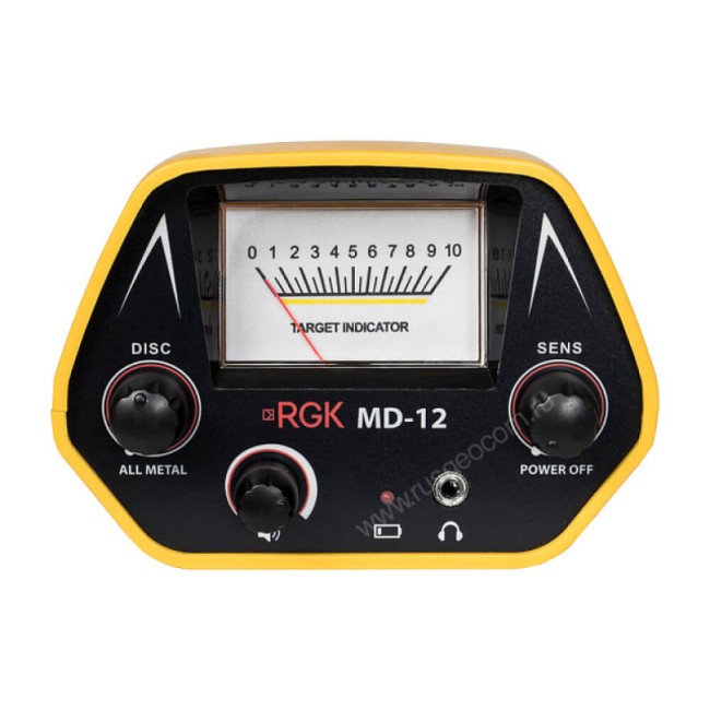 Комплект: металлоискатель RGK MD-12 + пинпоинтер RGK MD-5 Комплект: металлоискатель RGK MD-12 + пинпоинтер RGK MD-5