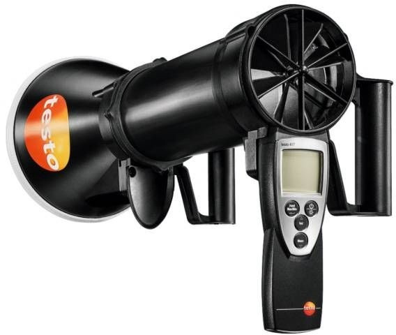 Комплект 2 Testo 417 анемометр, набор воронок и выпрямитель потока Комплект 2 Testo 417 анемометр, набор воронок и выпрямитель потока