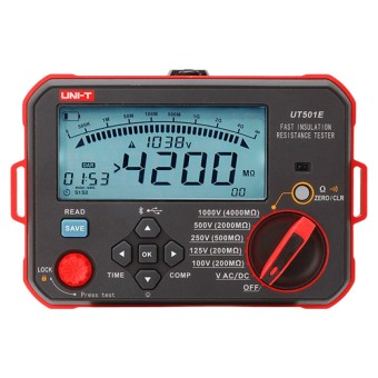 Измеритель сопротивления изоляции UNI-T UT501E Измеритель сопротивления изоляции UNI-T UT501E