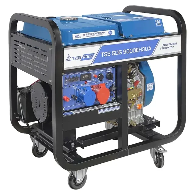 Дизельный генератор TSS SDG 9000EH3UA с АВР-С Дизельный генератор TSS SDG 9000EH3UA с АВР-С