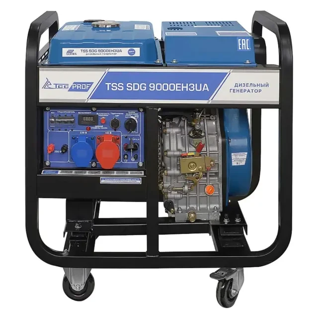 Дизельный генератор TSS SDG 9000EH3UA с АВР-С Дизельный генератор TSS SDG 9000EH3UA с АВР-С