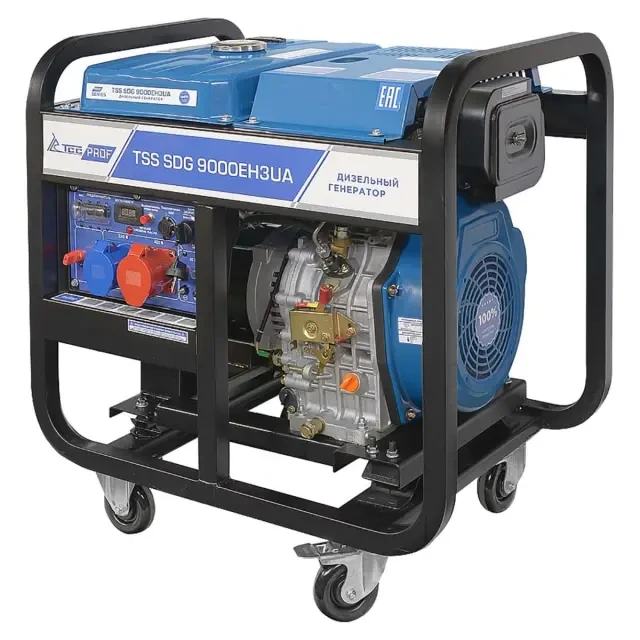 Дизельный генератор TSS SDG 9000EH3UA с АВР-С Дизельный генератор TSS SDG 9000EH3UA с АВР-С