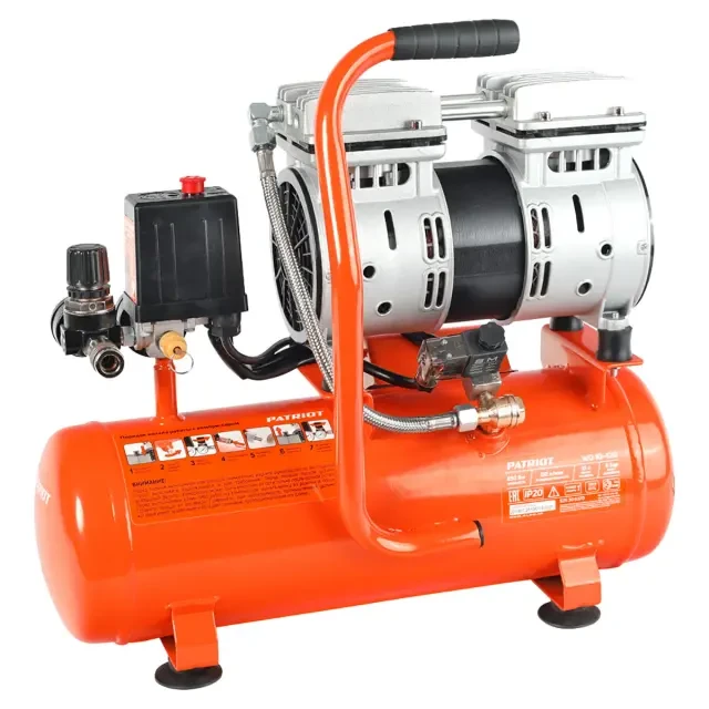 Компрессор поршневой безмасляный Patriot WO 10-120