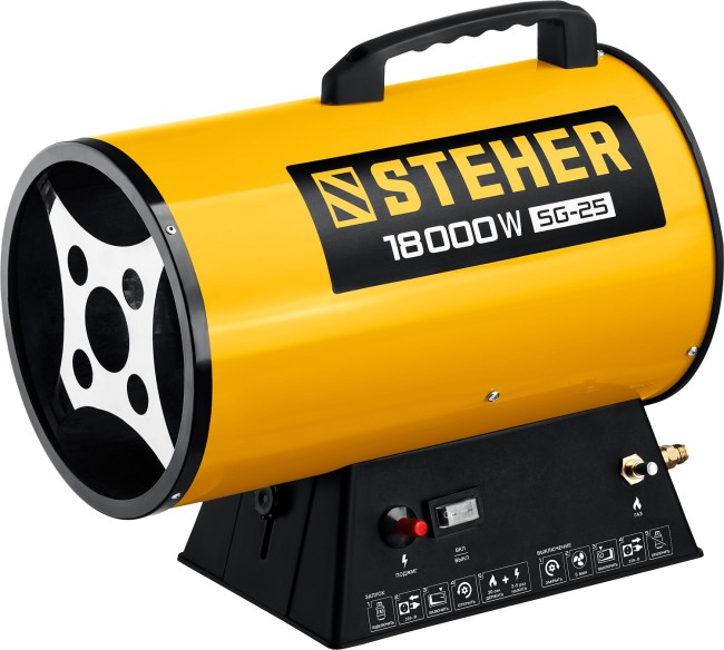 Тепловая пушка газовая SG-25 STEHER 18 кВт Тепловая пушка газовая SG-25 STEHER 18 кВт