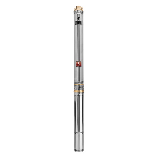 Скважинный насос DWC-3-60, центробежный, диаметр 3", 800 Вт, 3300 л/ч, напор 60 м Denzel Скважинный насос DWC-3-60, центробежный, диаметр 3", 800 Вт, 3300 л/ч, напор 60 м Denzel