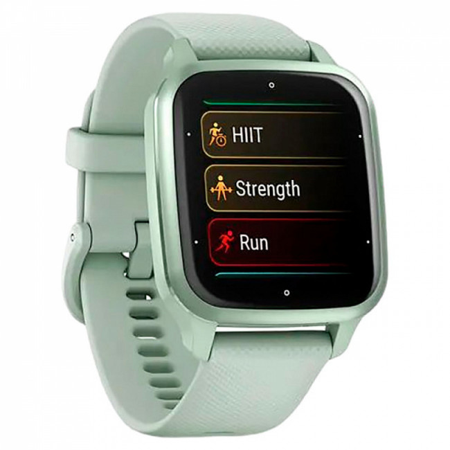Часы Garmin Venu Sq 2 цвета мяты и безелем мятного цвета Часы Garmin Venu Sq 2 цвета мяты и безелем мятного цвета