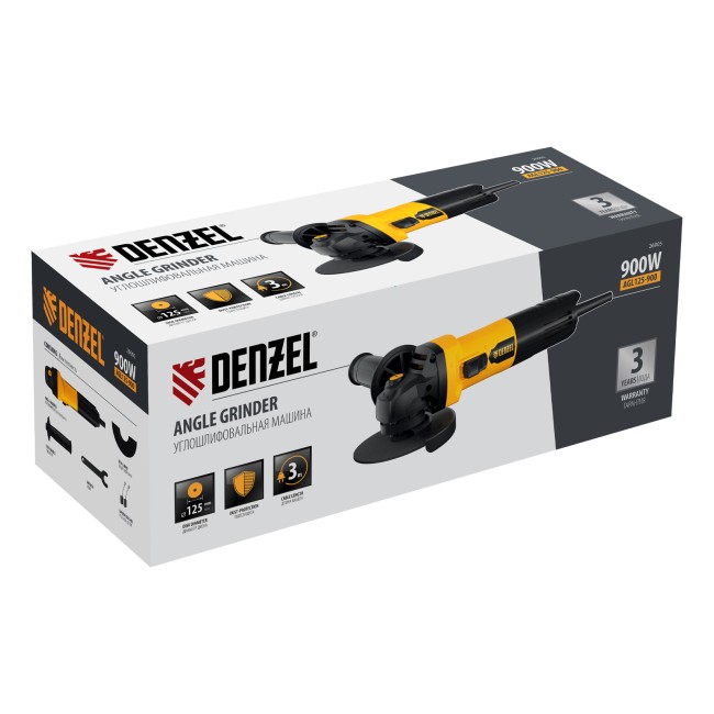 Углошлифовальная машина AGL125-900 Denzel Углошлифовальная машина AGL125-900 Denzel