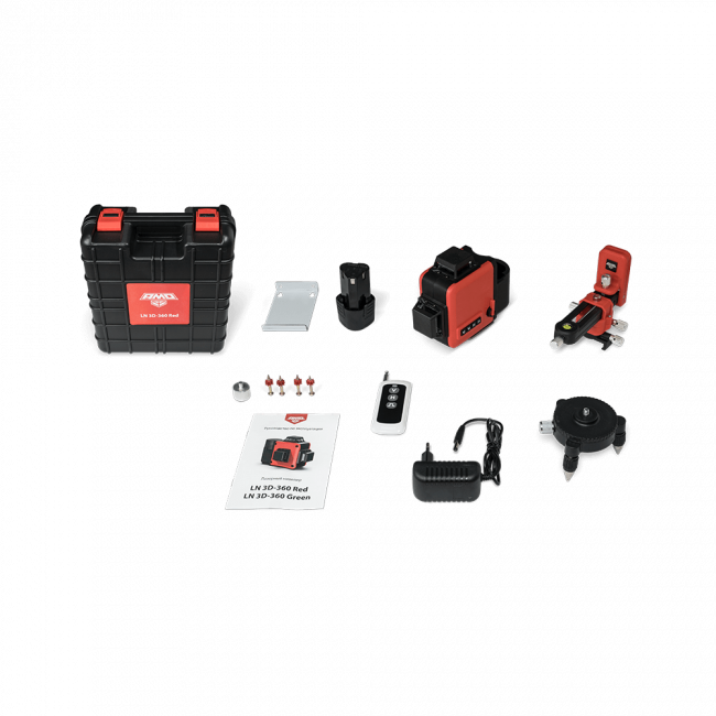 Лазерный уровень AMO LN 3D-360 Red Лазерный уровень AMO LN 3D-360 Red