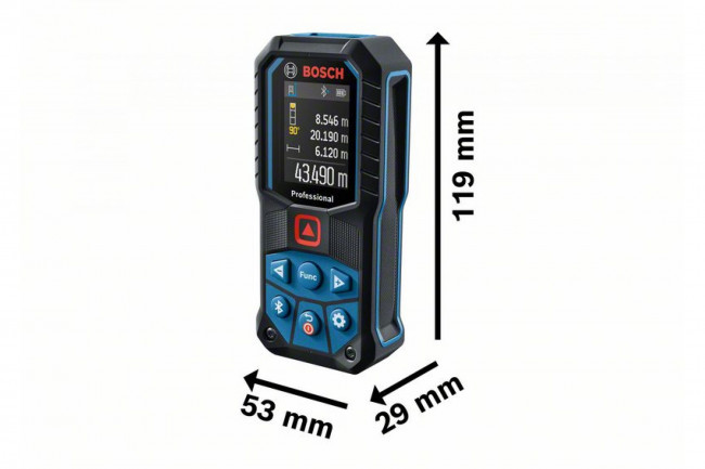 Лазерный дальномер Bosch GLM 50-27 CG Professional (0.601.072.U00) зелёный Лазерный дальномер Bosch GLM 50-27 CG Professional (0.601.072.U00) зелёный