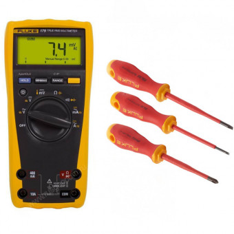 Комплект Fluke IB179L-EGFID - мультиметр Fluke 179 с набором отвёрток