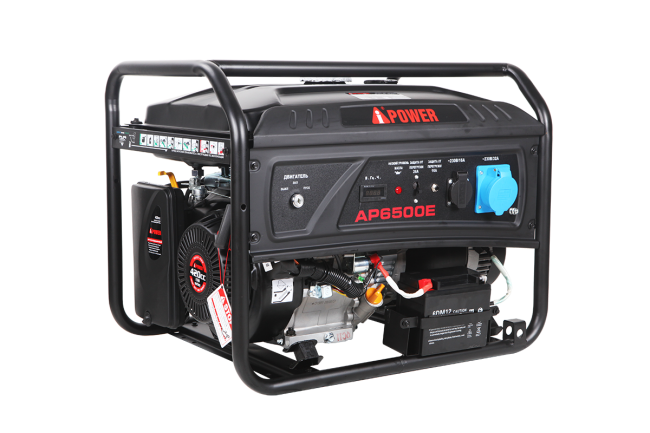 Бензиновый генератор A-iPower Lite AP6500E + блок автозапуска A-iPower 400 В, 25 А + транспортировочный комплект A-iPower S Бензиновый генератор A-iPower Lite AP6500E + блок автозапуска A-iPower 400 В, 25 А + транспортировочный комплект A-iPower S