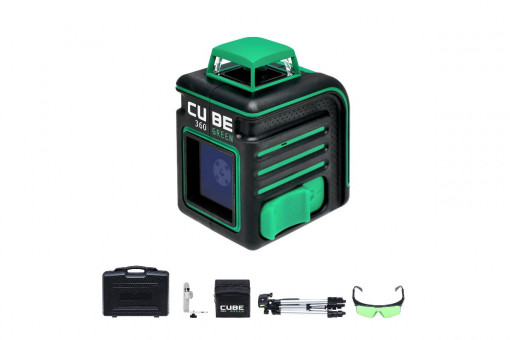 Лазерный уровень ADA Cube 360 Green Ultimate Edition